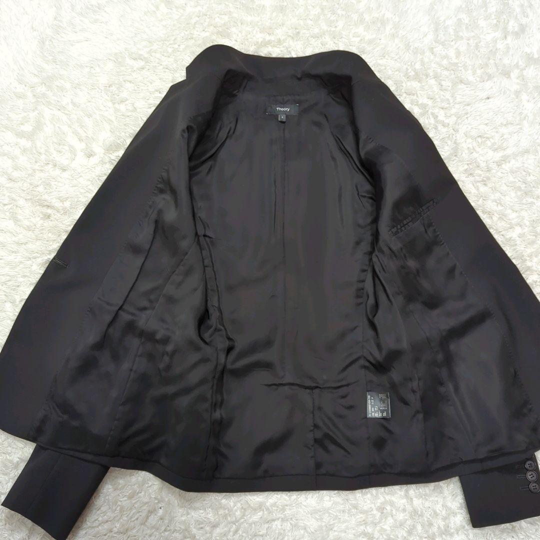 極美品★Theory★2022★Tailor★パンツセットアップスーツ★ブラック
