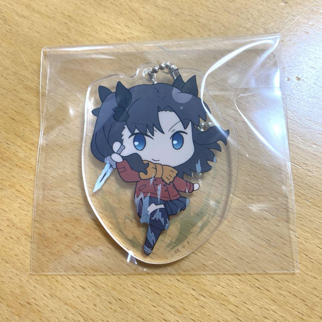 Fate 香港限定　youme cafe ラバーキーホルダー　セイバー　凛 Fate/stay night フィギュア セイバー & 遠坂凛 2体セット