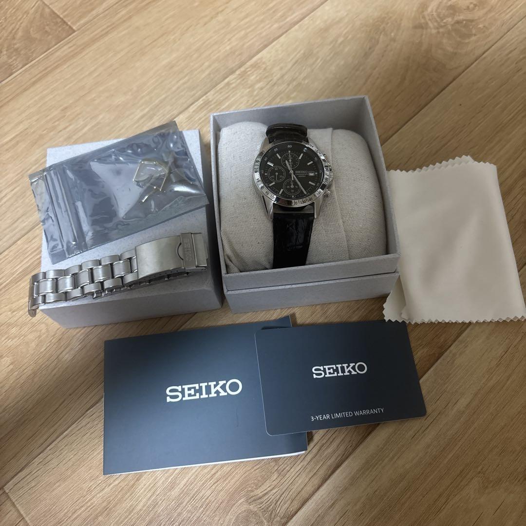 ま*め様 SEIKO セイコー クロノグラフ