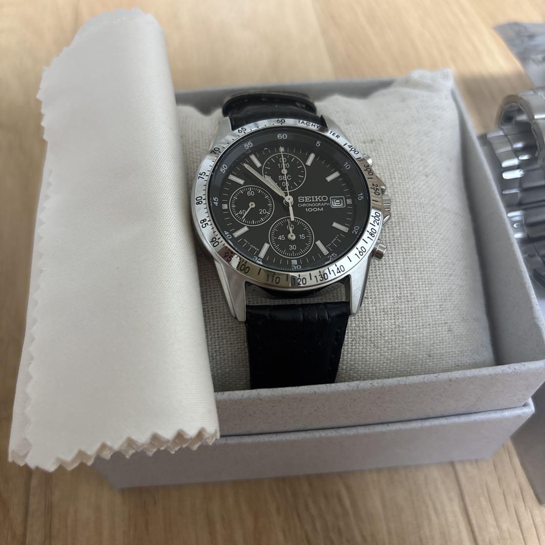 ま*め様 SEIKO セイコー クロノグラフ