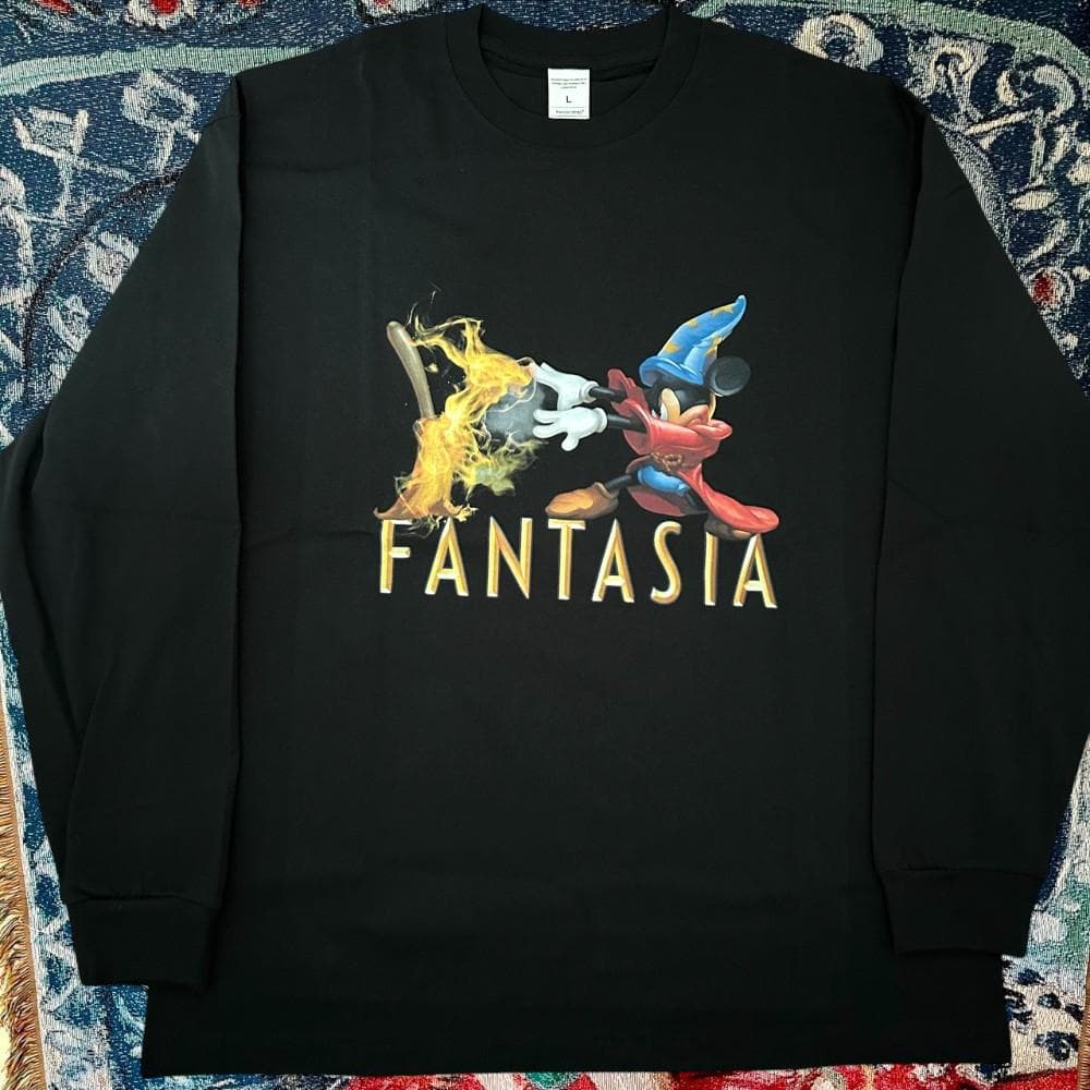 ミッキーマウス ファンタジア ロンT 長袖 ロンティー 攻め リプリント N64