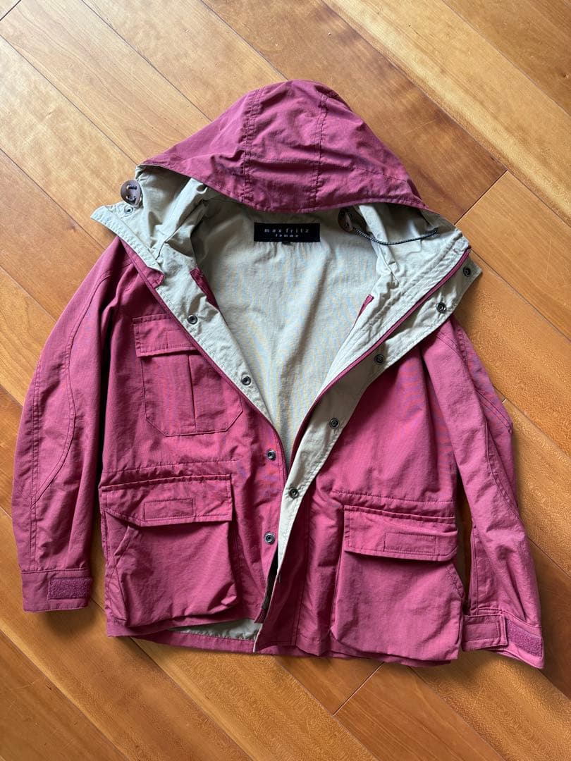 ★快適ツーリング★max fritz マウンテンパーカー春夏秋　Mサイズ