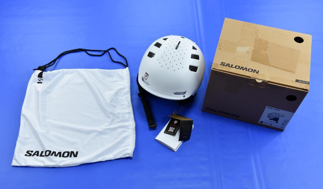 Salomon HUSK PRIM スキー ヘルメット size:M ホワイト