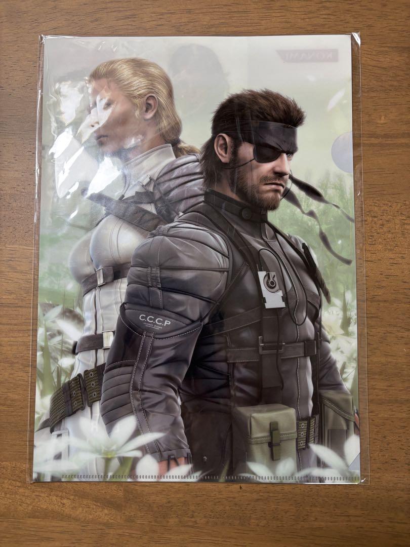 新品未開封】メタルギアソリッド クリアファイル 2枚セット