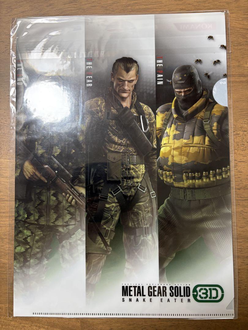 メタルギアソリッド2 A4クリアファイル KONAMI レトロゲーム PS
