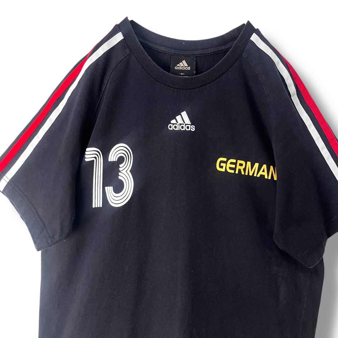 ★海外限定かわいいパンダ&バンブーロゴadidasラグランTシャツ アディダス ラグラン Tシャツ Adidas | Blue