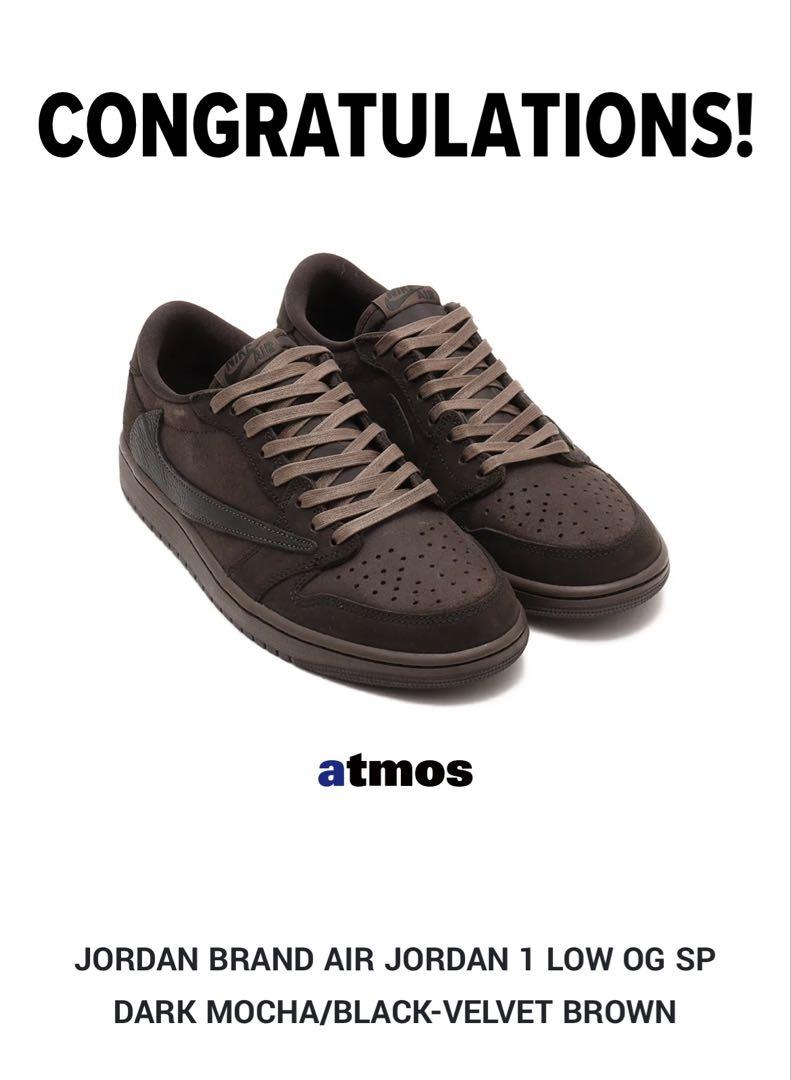 トラヴィススコットAIR JORDAN 1 LOW OG DARK MOCHA