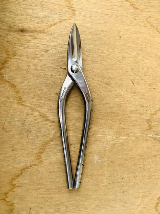 お得定番人気 メッキ風 工具 板金 鋏 磨き 簡易研ぎ済み n498R-m22980350163 種光SLD ステン用 柳 ハサミ 得価新作登場