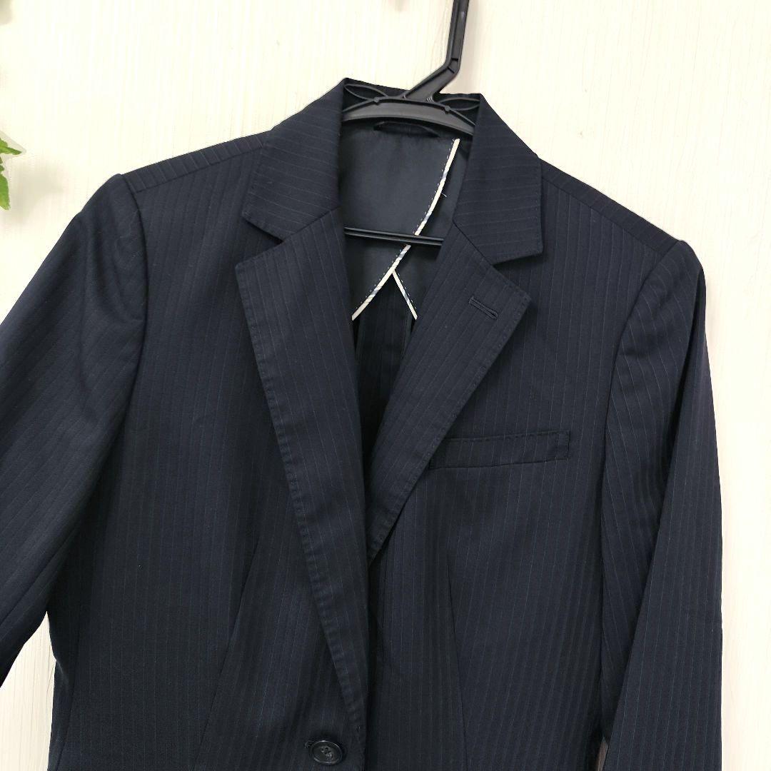 極美品✨nline 佐々木希 パンツスーツ　ネイビーチェック　背抜き XL AOKI - 定価3.3万円◇佐々木希着用 n♡line◇大きいサイズ