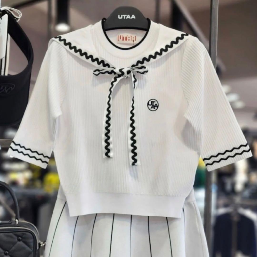 翌日発送》ゴルフ UTAA ユタ レディース 半袖 トップス Sサイズ