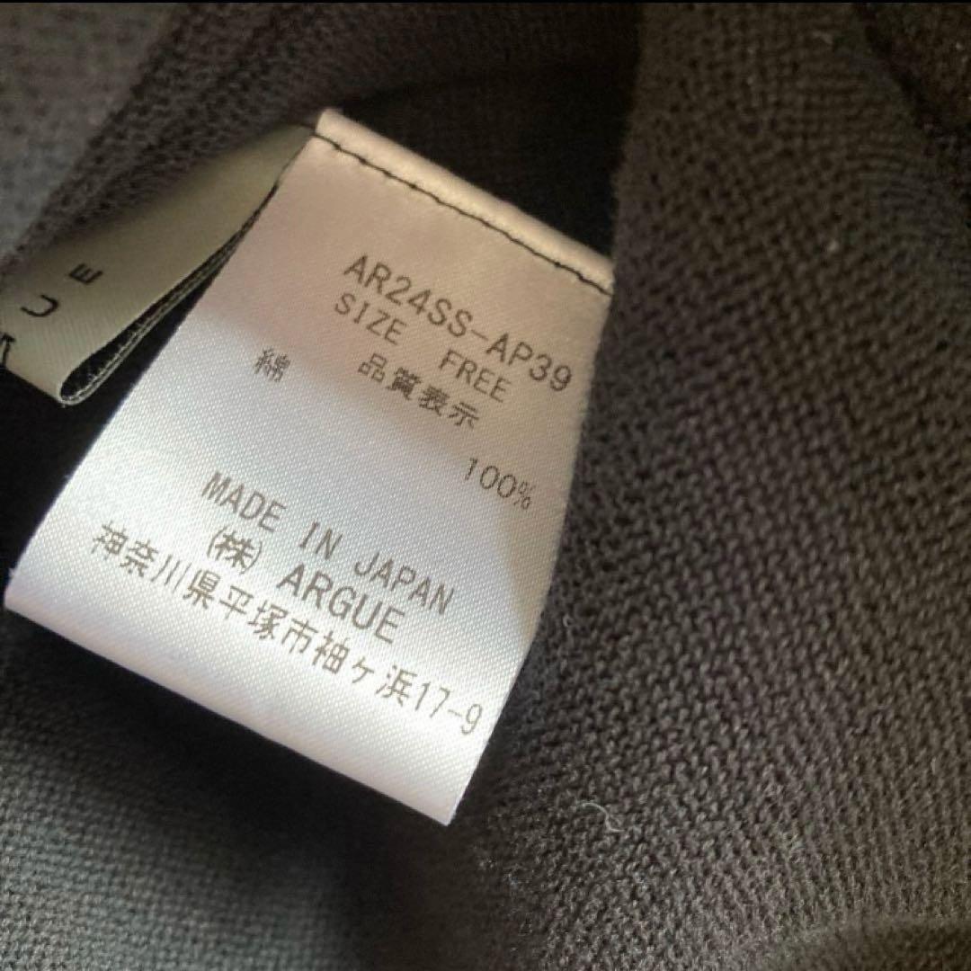 argue 90sカーディガン コットン100% ブラック argue 90sカーディガン コットン100% ブラック