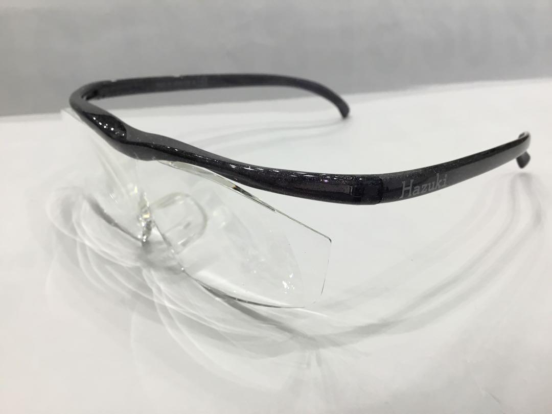 Hazuki ハズキルーペ ラージ 1.6倍 クリア ブラックグレー 新品