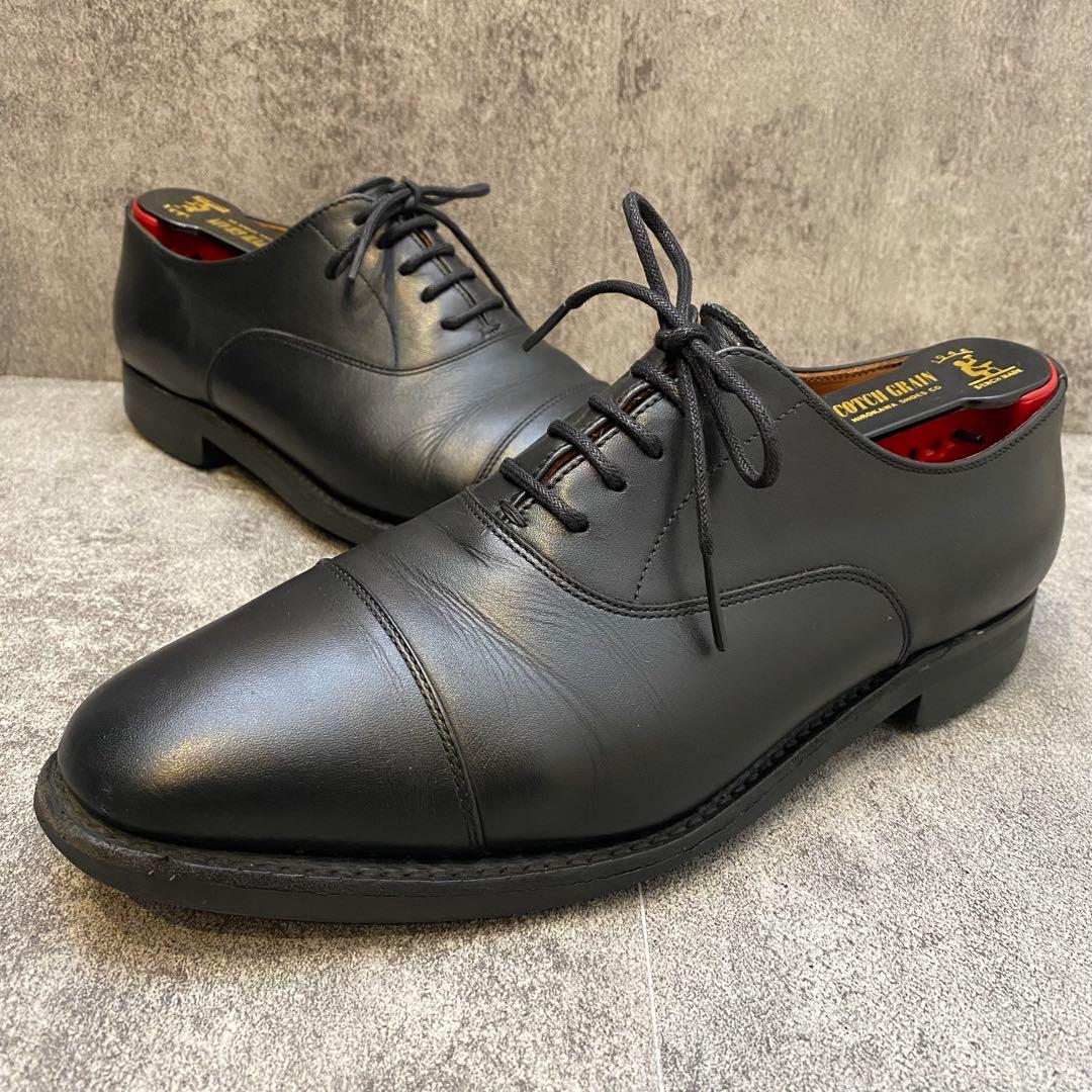 定番 スコッチグレイン ストレートチップ 24.5 2726 ブラック24.5cm SCOTCH GRAIN