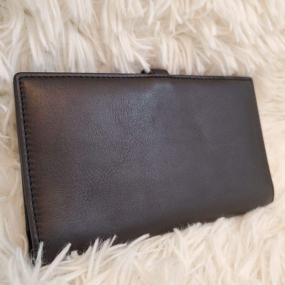 【未使用保管品】ポロラルフローレン　長財布　ブラックレザー ポロラルフローレン 長財布 チェック柄 ブラックウォッチ PVC