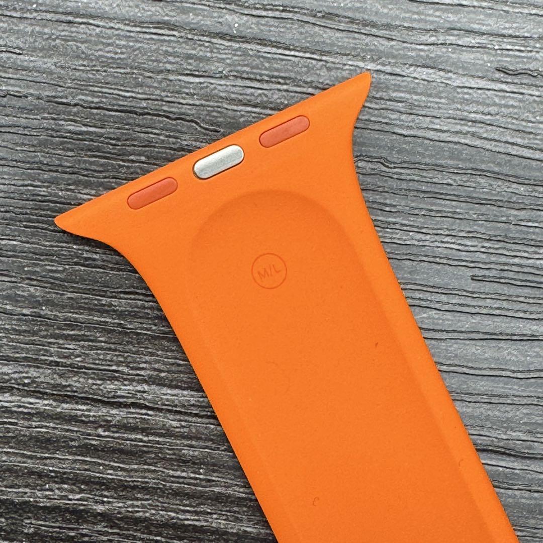 2654 ほほ未使用　Apple Watch エルメス　オレンジラバー