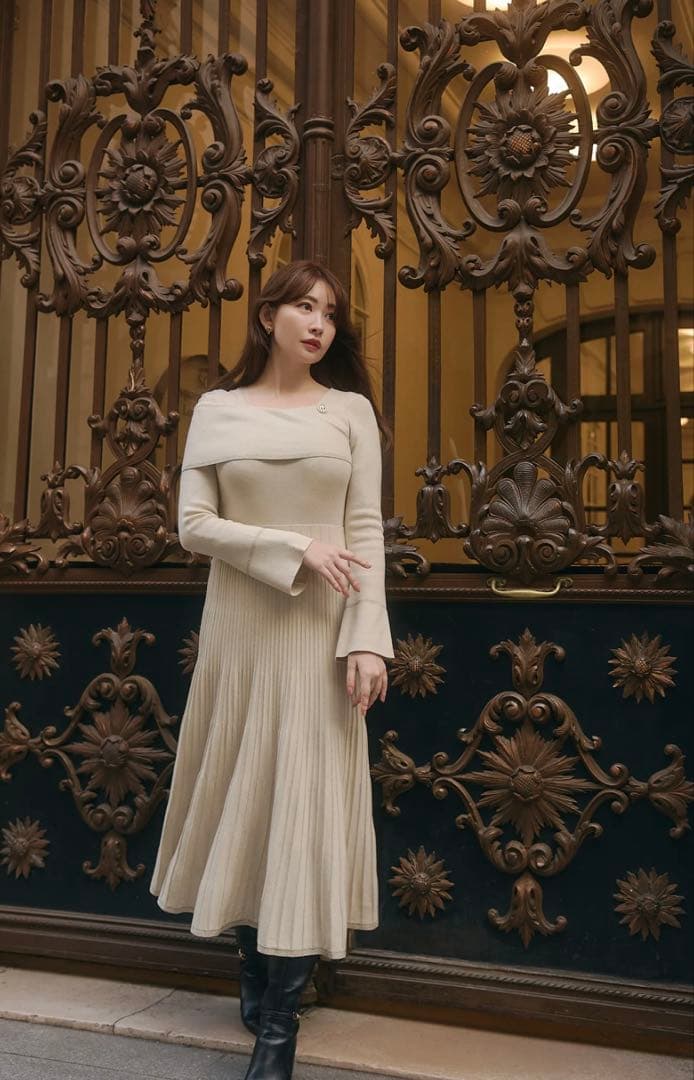 ワンピース Her lip to La Lueur Knit Dre Her lip to（ハーリップトゥー）の「La Lueur Knit Dress