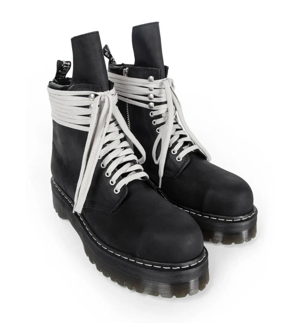 26cm Rick Owens Martens Steel Toe ブーツ26cm・Rick Owens