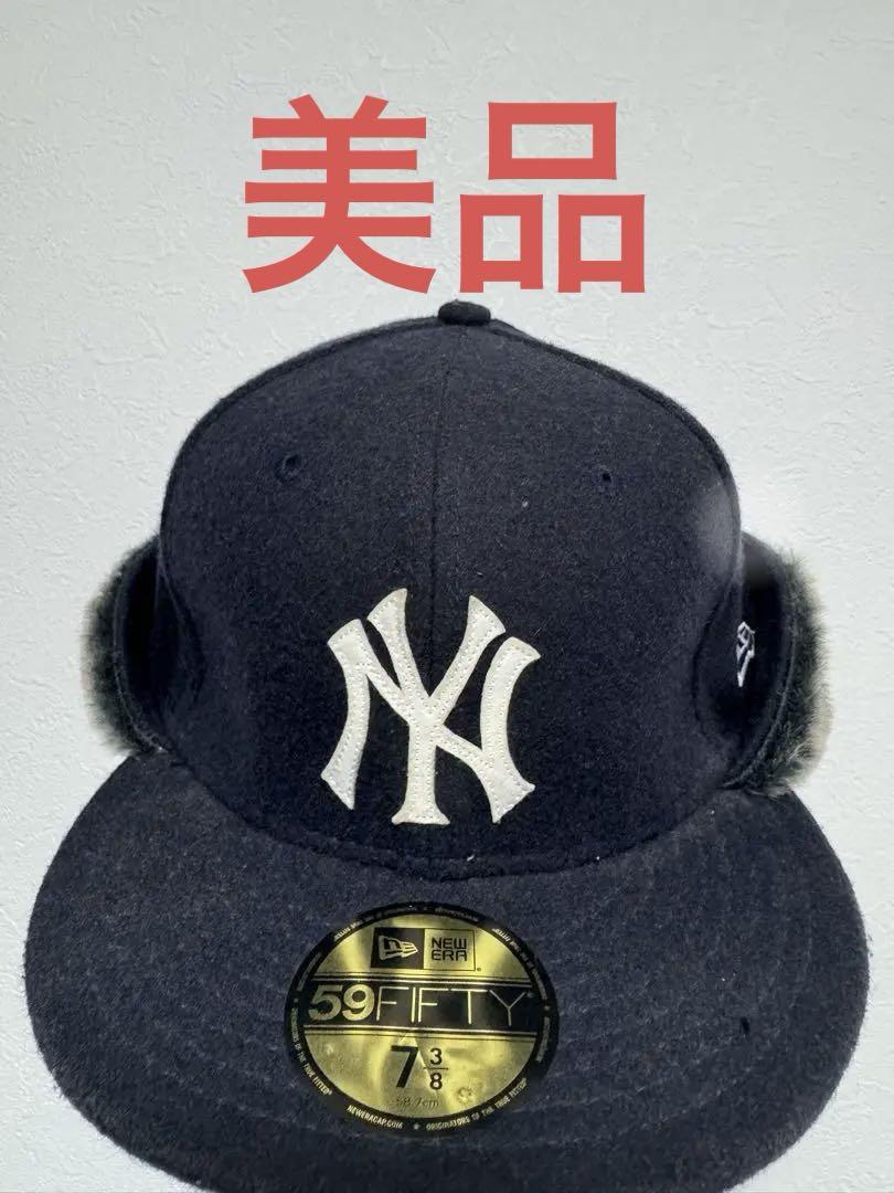 New Era 59FIFTY ブラック キャップ 7 3/8 - メルカリ