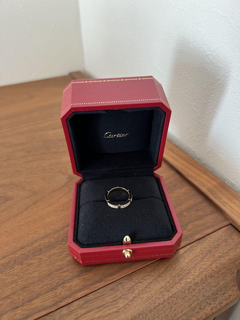 Cartier マイヨンピンクゴールドダイヤモンドリング