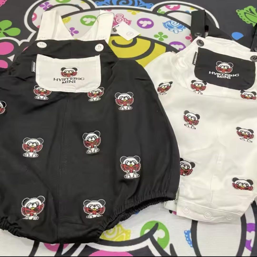ヒスミニ　hysteric mini 黒100cm サロペット