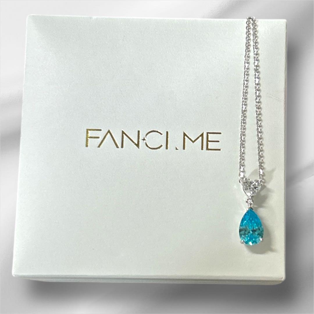 特別な人に❤️FANCIME 3月誕生石 ネックレス アクアマリン ケース付