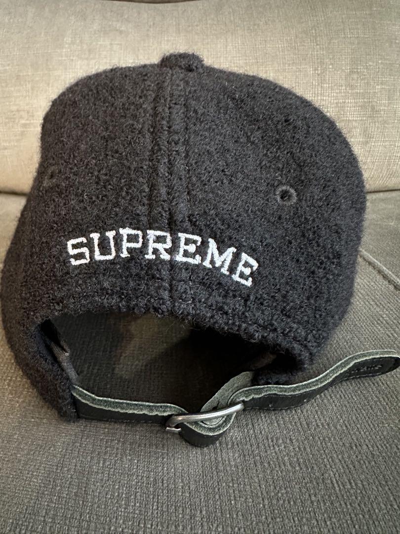 SUPREME 24SS メッシュキャップ ブラック 刺繍ロゴ 新品