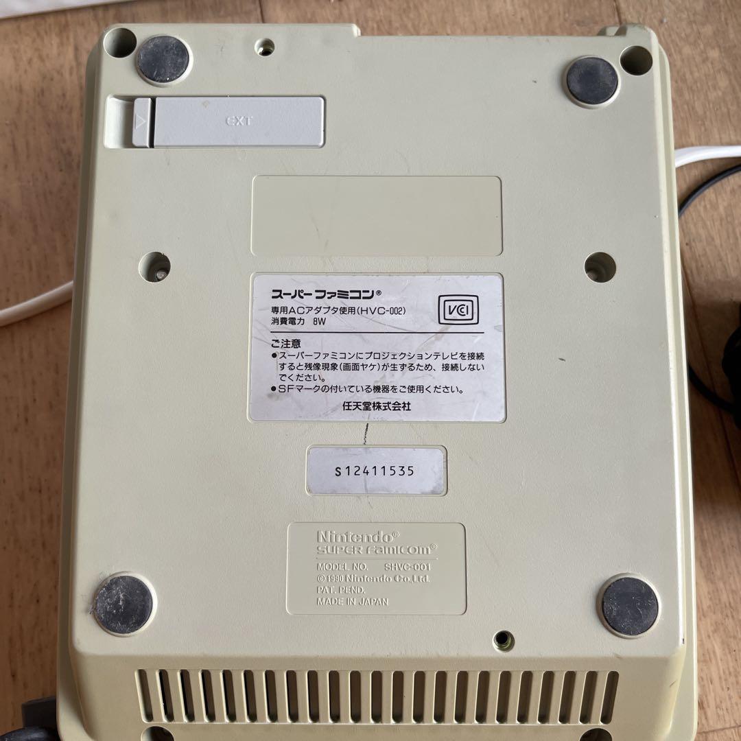 ジャンク スーパーファミコン 本体 2台 コントローラー4個