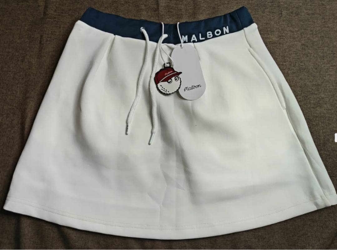Malbon レディース ゴルフウェア 配色ショートスカート 防走光 限定☘️