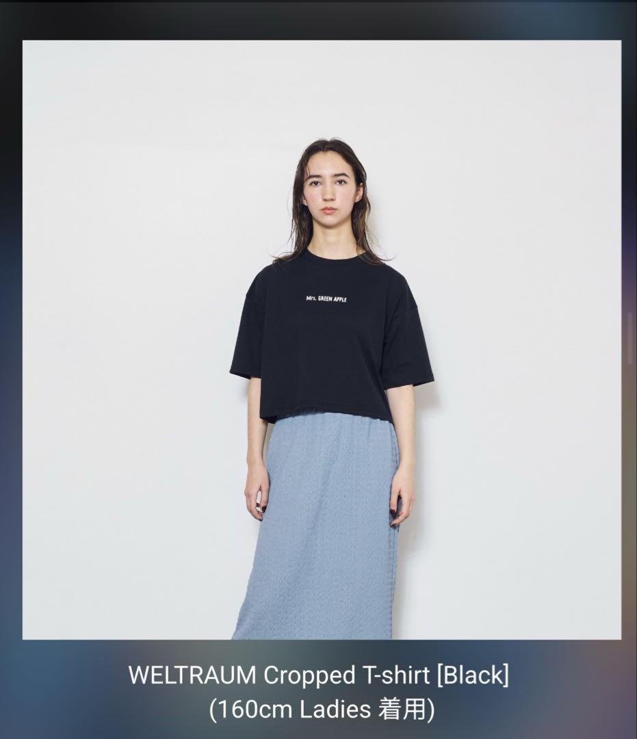Mrs. GREEN APPLE ゼンジン クロップドTシャツ　レディース