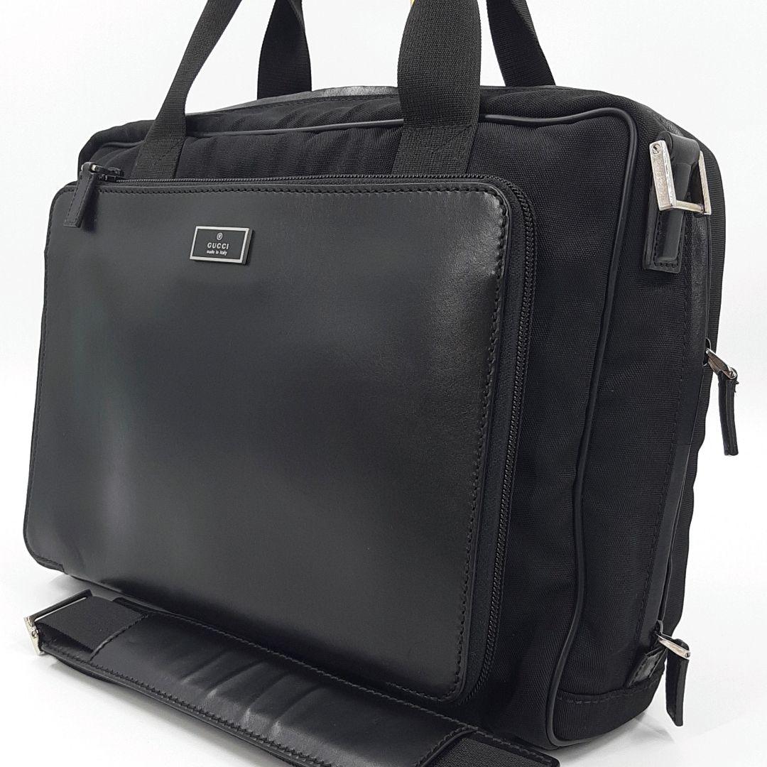 美品■グッチ ビジネスバッグ パドロック ブリーフケース ピグスキン ブラック 12560674_1.jpg