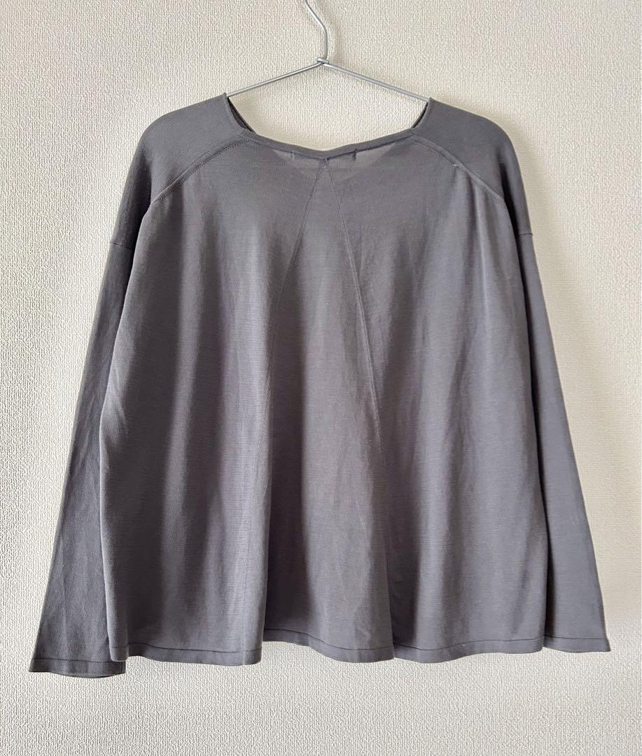【美品】evam eva エヴァムエヴァ Vネック ニット サイズ2