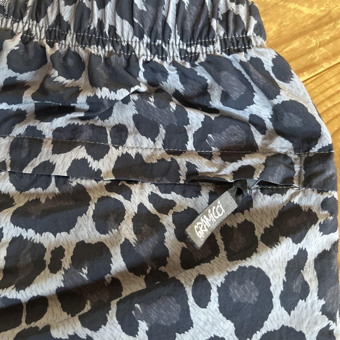 グラミチ ナイロン ハーフパンツ ショートパンツM レオパード