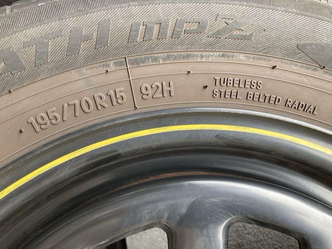 ルノーカングー タイヤ・ホイール15インチ4本セット