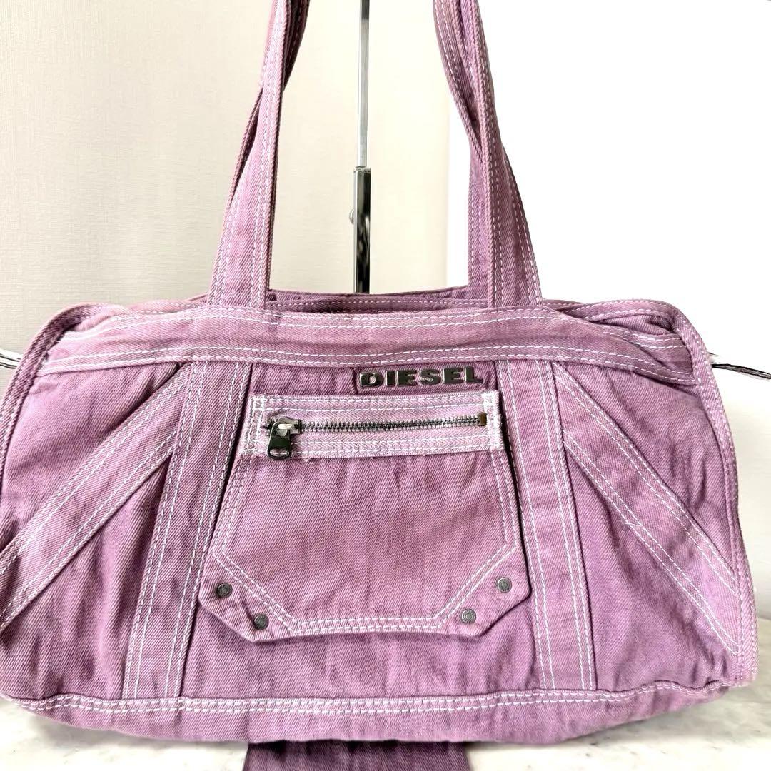 DIESEL archive l logo ショルダーバッグ Y2K