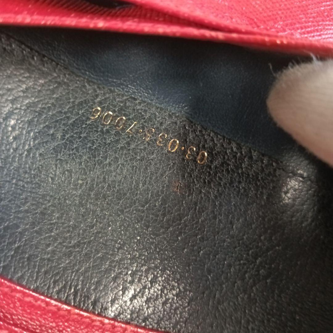ヤマザキ【GUCCI】グッチ　長財布　シェリーライン　ヴィンテージ✨美品✨