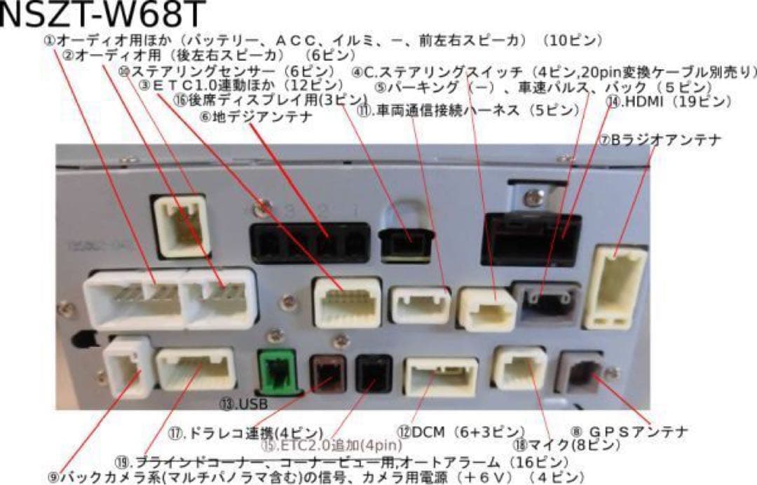 NSZT-W68T トヨタ純正ナビ フルセグ 美品 80ノア ヴォクシー NSZT-W68T トヨタ純正ナビ フルセグ 美品 80ノア ヴォクシー