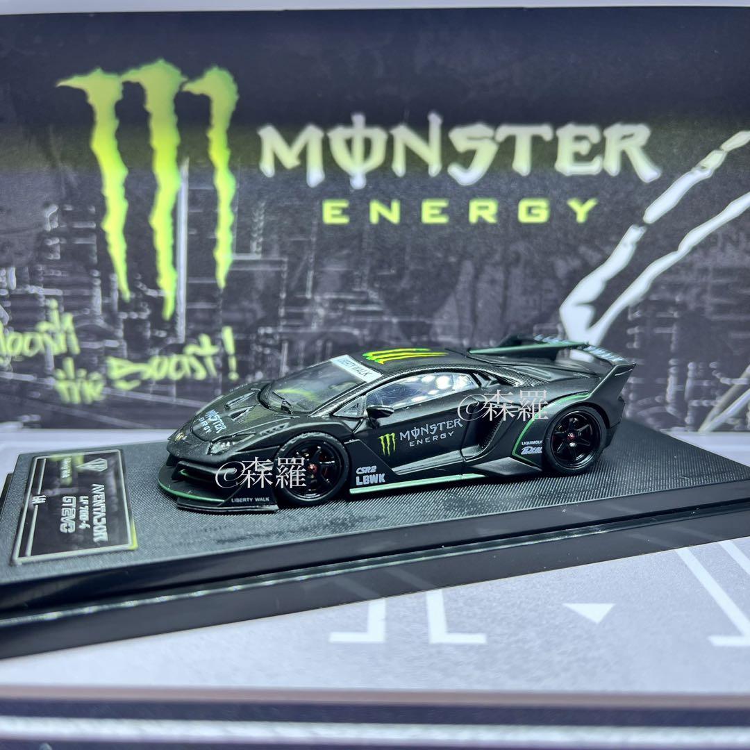 1 MONSTER モンスター デザイン ガレージ 駐車場 車庫 ジオラマ GT