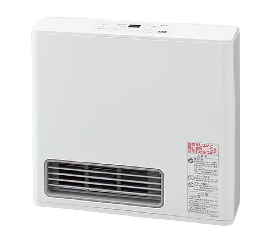 日本最大級 値下げ!都市ガス用 ガスファンヒーター 140-5882ホワイト