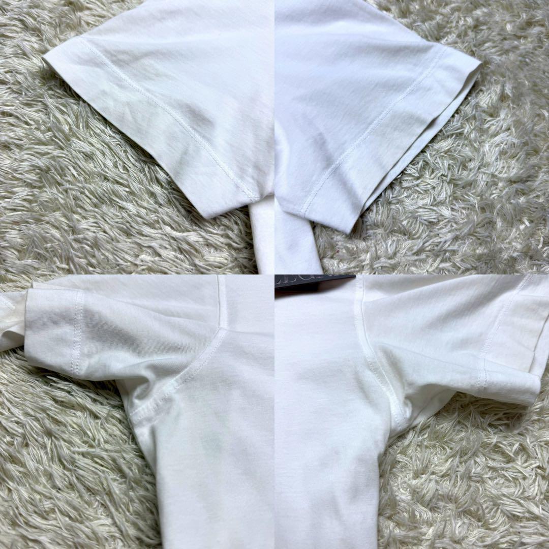 現行✨未使用品 ゼニア オプティカルホワイトコットンTシャツ L