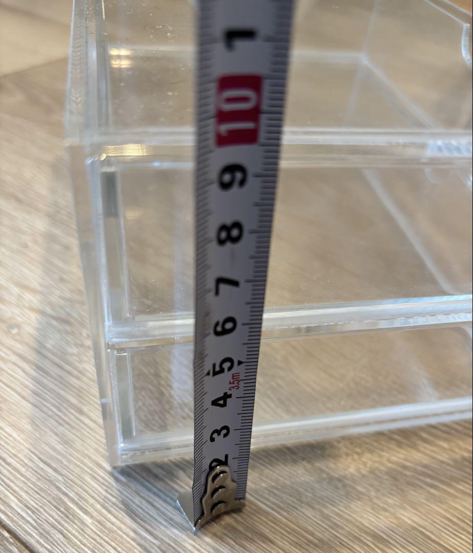 無印良品 MUJI アクリルケース アクセサリー収納 小物ケース 6点セット