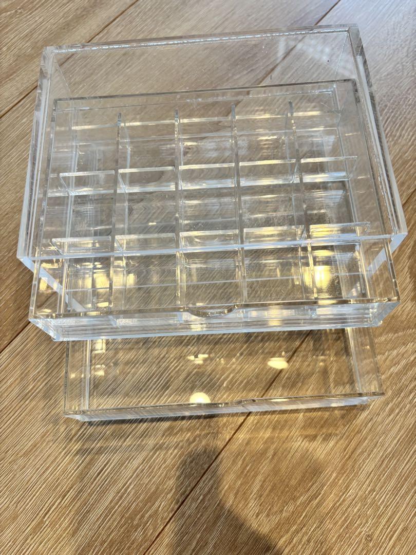 無印良品 MUJI アクリルケース アクセサリー収納 小物ケース 6点セット