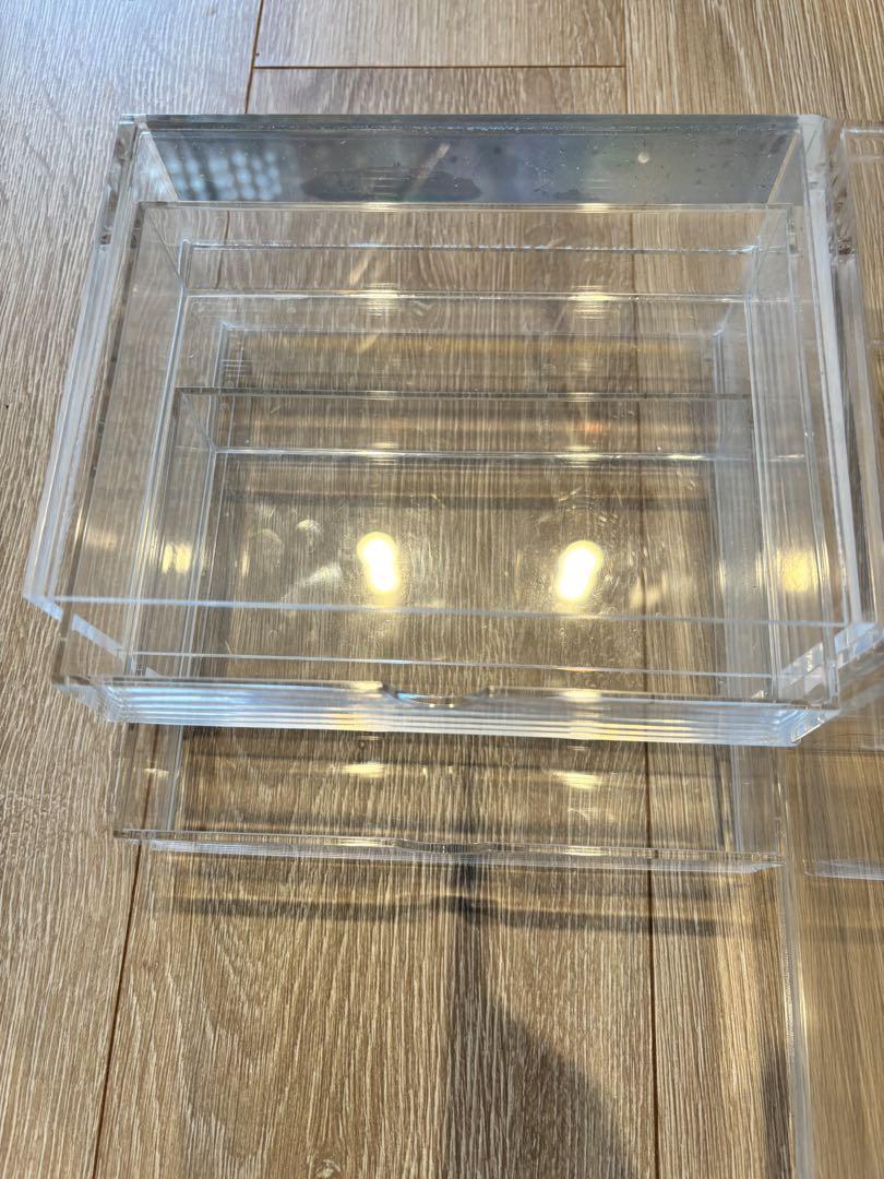 無印良品 MUJI アクリルケース アクセサリー収納 小物ケース 6点セット