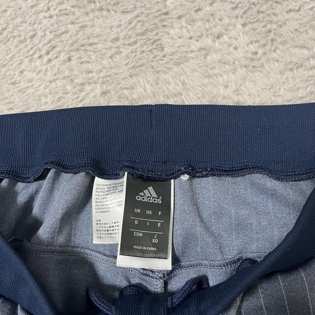 【美品】adidas アディダス　ピンストライプジャージセットアップ　上下セット