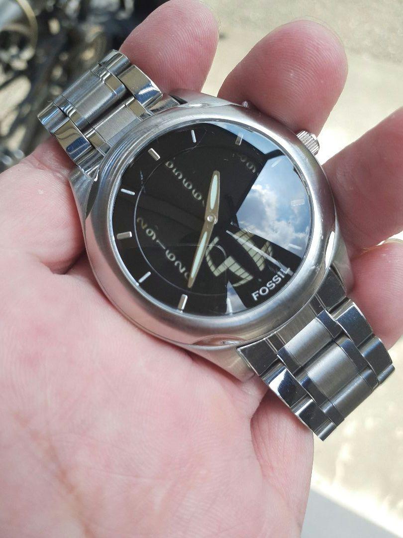 本物 FOSSIL フォッシル BIG TIC マトリックス メンズ