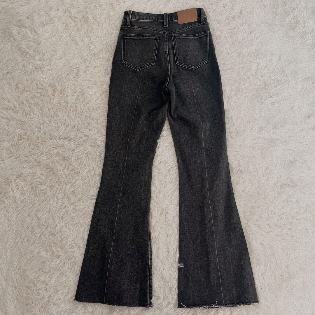 【anuans 】美品 Semi flare denim サイズ0