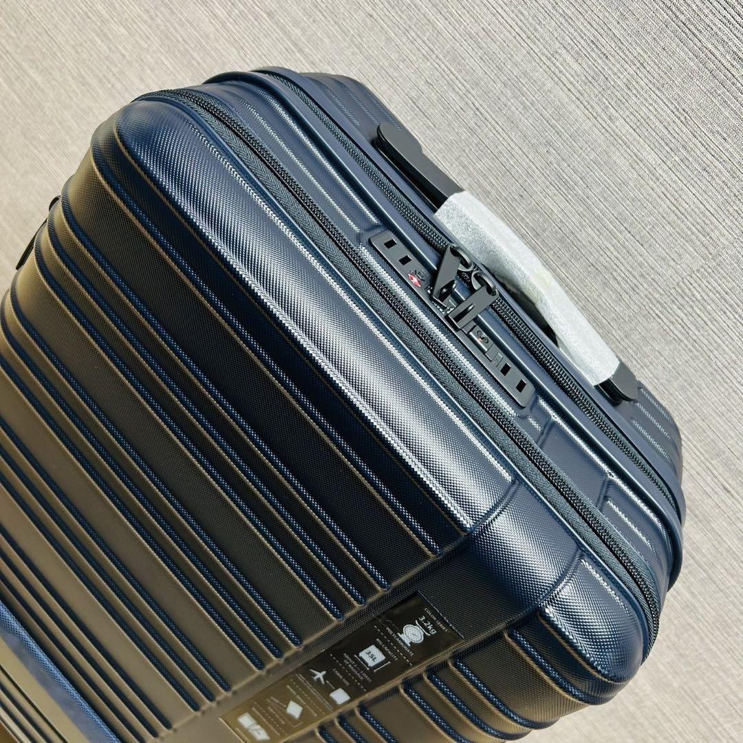 東急ハンズ　hands + スーツケース　35L MDBL フロント