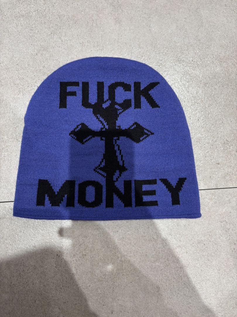 帽子 Supreme Fuck Money Beanie Black 24FW