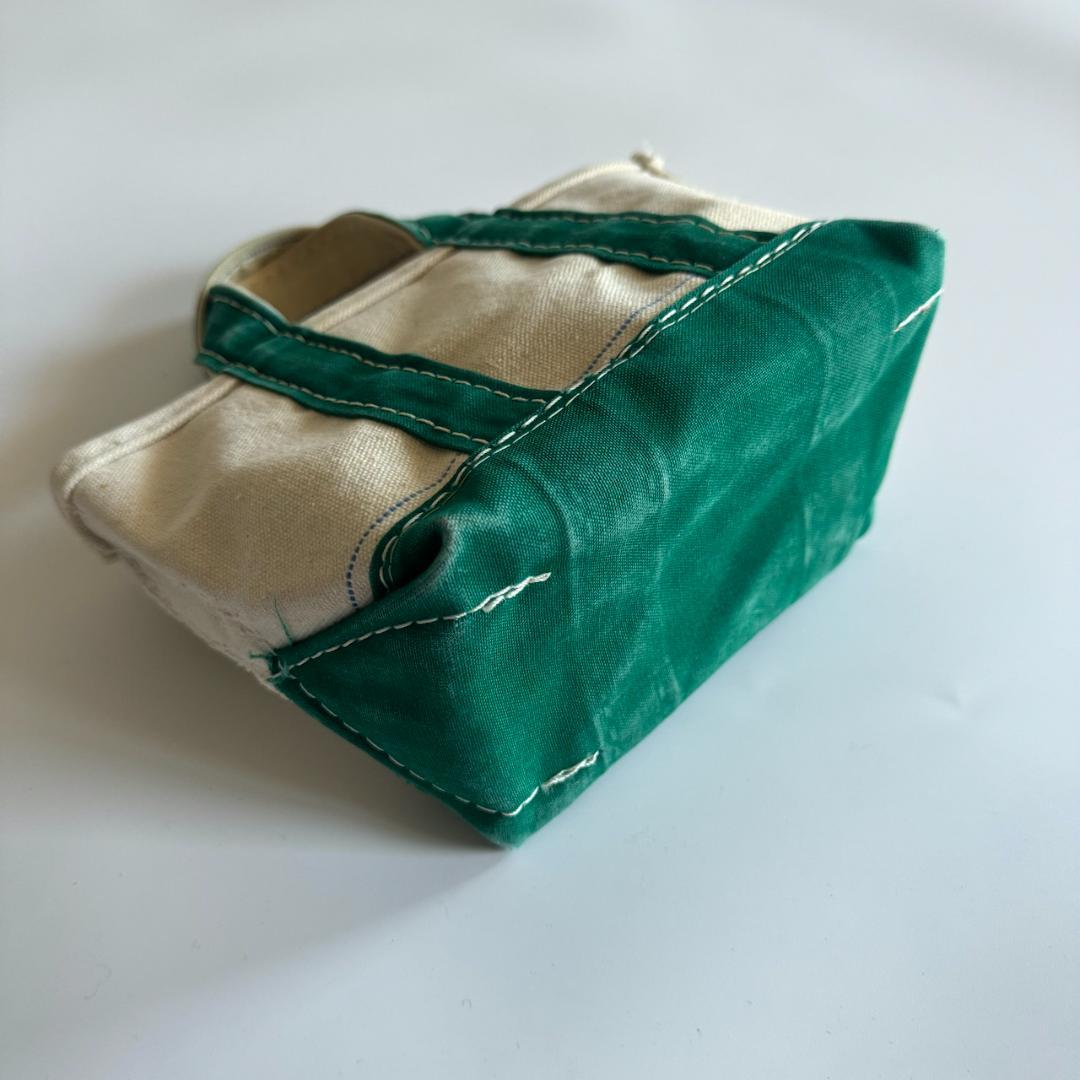 80s LLbean トート ミニ tote mini 緑 ヴィンテージ レア