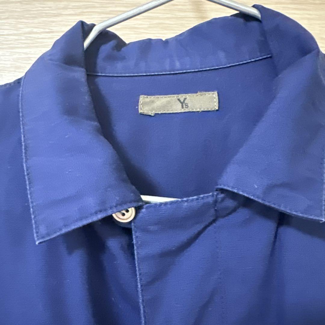 Y’s ワイズ　シャツジャケット　ネイビー
