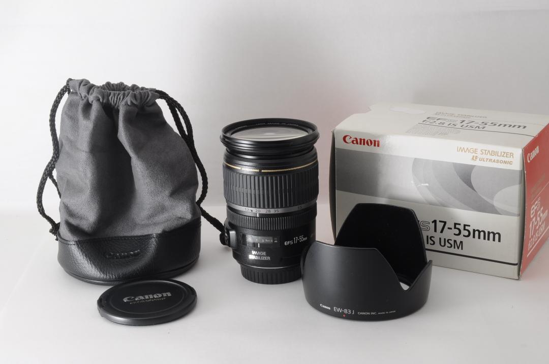 【並品】Canon EF-S 17-55mm F2.8 IS USM 付属品一杯 画像1